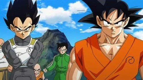 Goku vegeta and gohan vs frieza