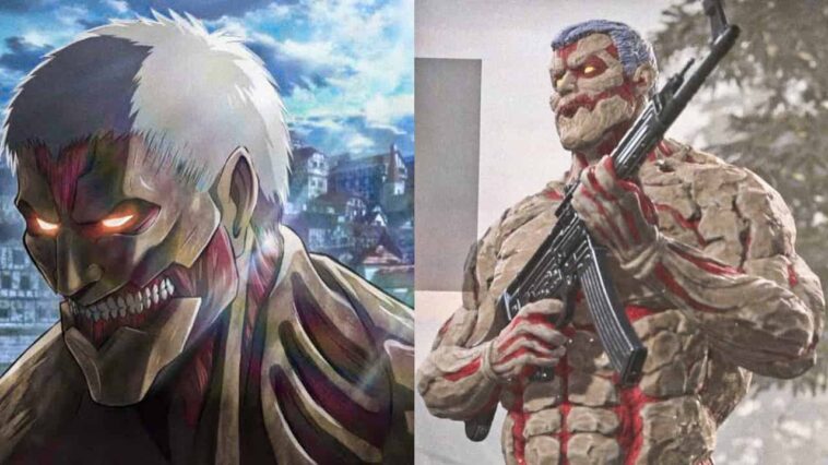 reiner Armored Titan skin cod