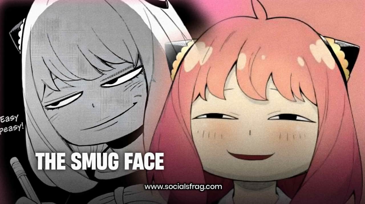 Spy x Family Anya Smug Face Animated Cursor - Animated Anime Cursor