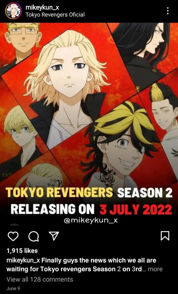 Tokyo Revengers Season 3 Episode 2: Exact Release Time For All Regions —  Animeranku, by Mangamonster Official